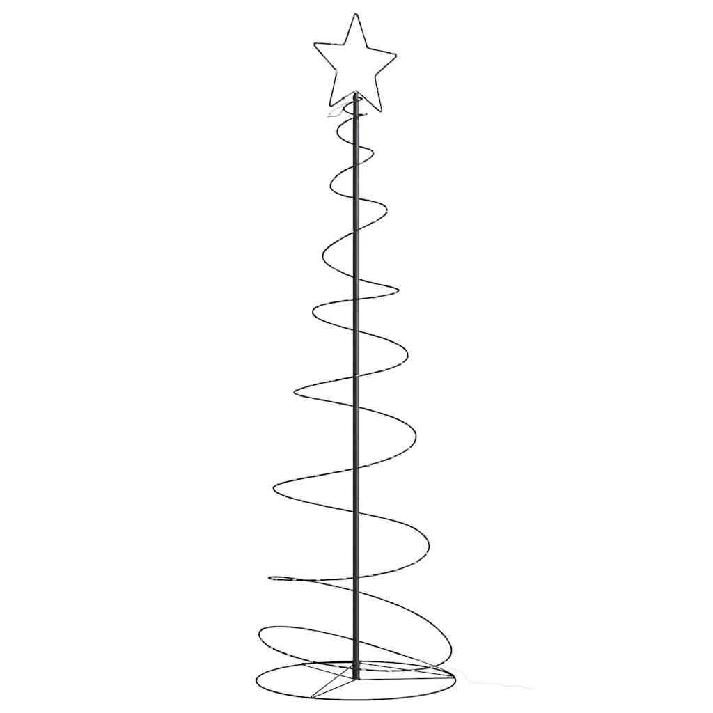 Vidaxxl Sapin de Noël LED 120 LED blanc chaud 180 cm