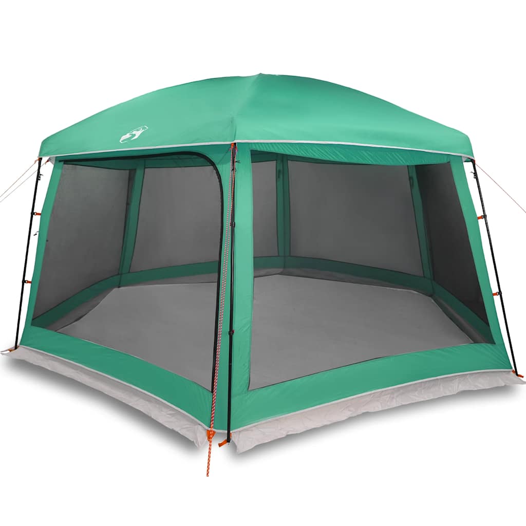 Vidaxl zwembadtent uitneembare buiten- gaaswanden 618x532 cm zeegroen