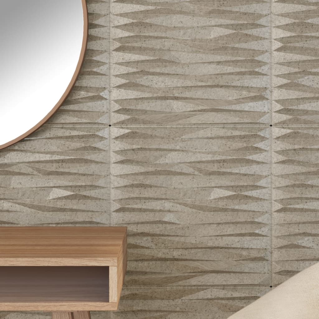 Vidaxx 24 pcs panneaux muraux pierre 6 m² 50x50 cm xps béton
