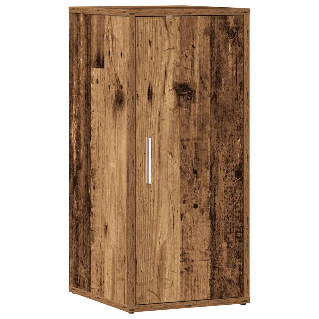 Vidaxx armoire à chaussures 32x35x70 cm bois fini, couleur bois ancien