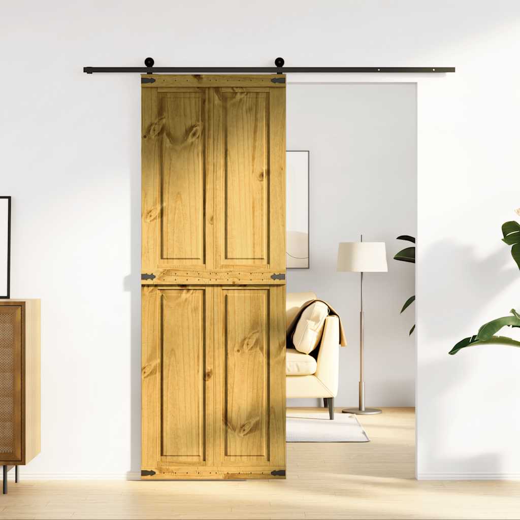 Vidaxx porte coulissante corona 70x210 cm bois de pin massif