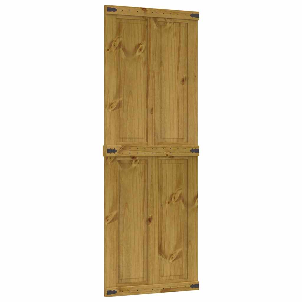 Vidaxx porte coulissante corona 80x210 cm bois de pin massif