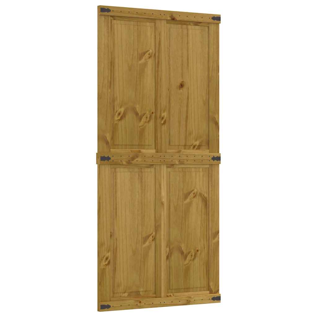 Vidaxx porte coulissante corona 100x210 cm bois de pin massif