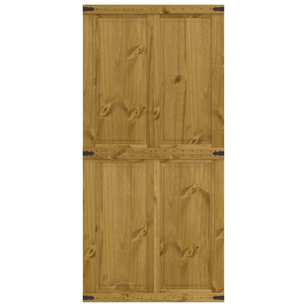 Vidaxx porte coulissante corona 100x210 cm bois de pin massif