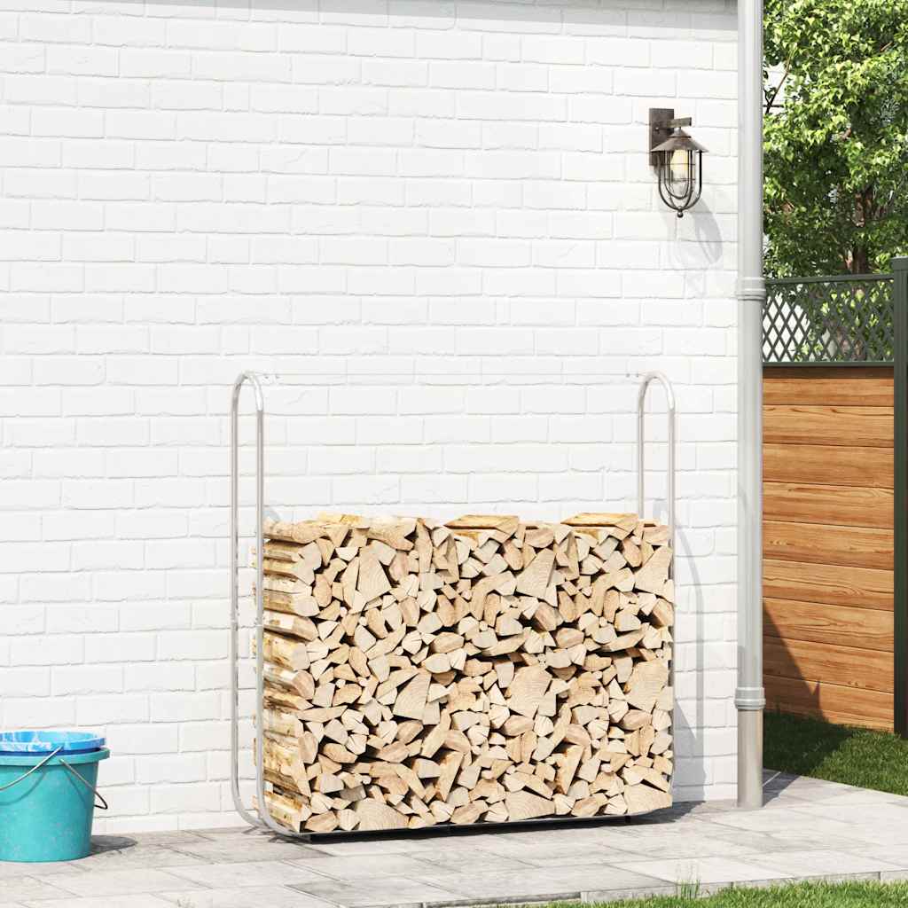 Vidaxx support à bois de chauffage 150x25x150 cm en acier galvanisé