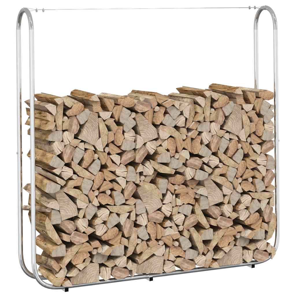 Vidaxx support à bois de chauffage 150x25x150 cm en acier galvanisé