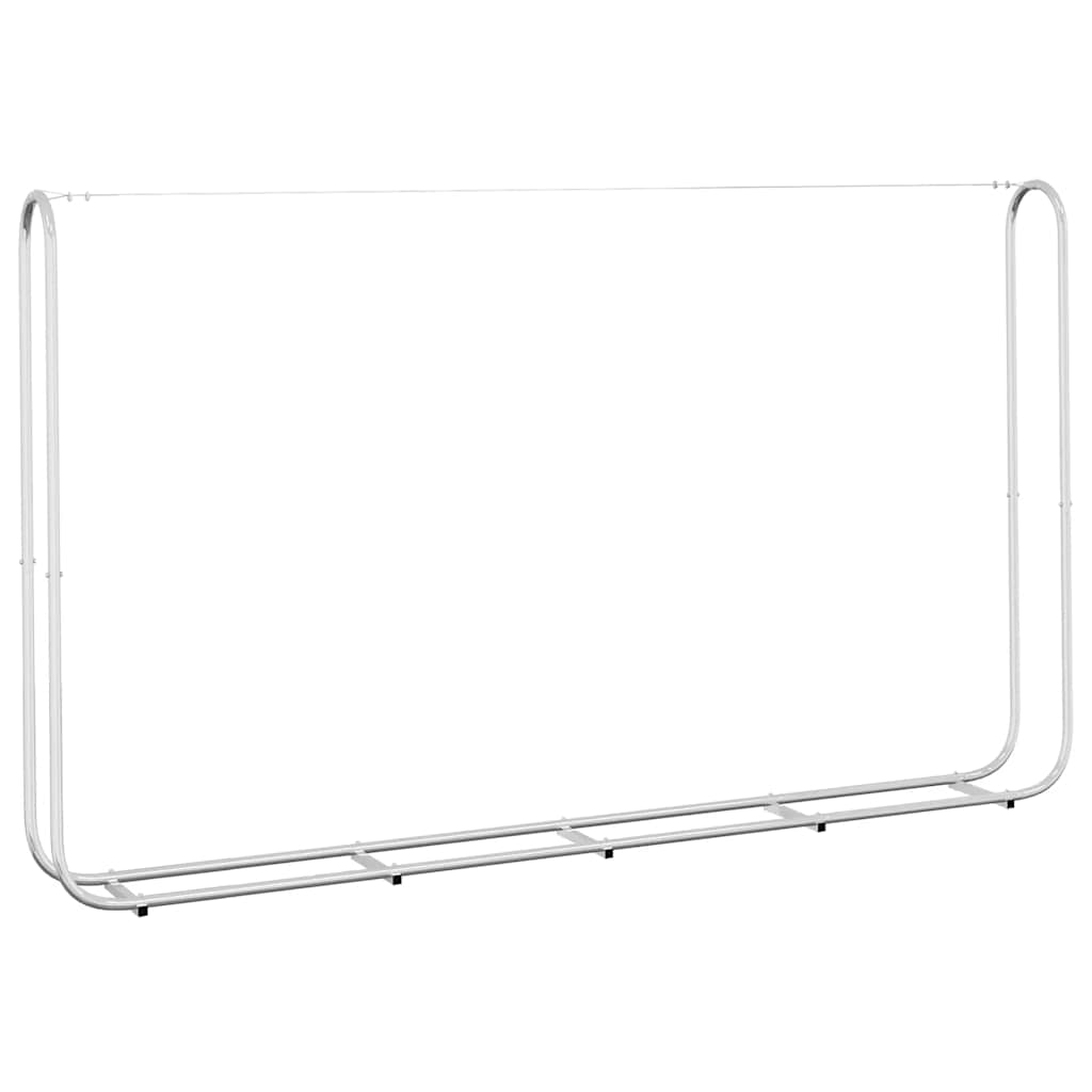 Vidaxx support à bois de chauffage 250x25x150 cm en acier galvanisé