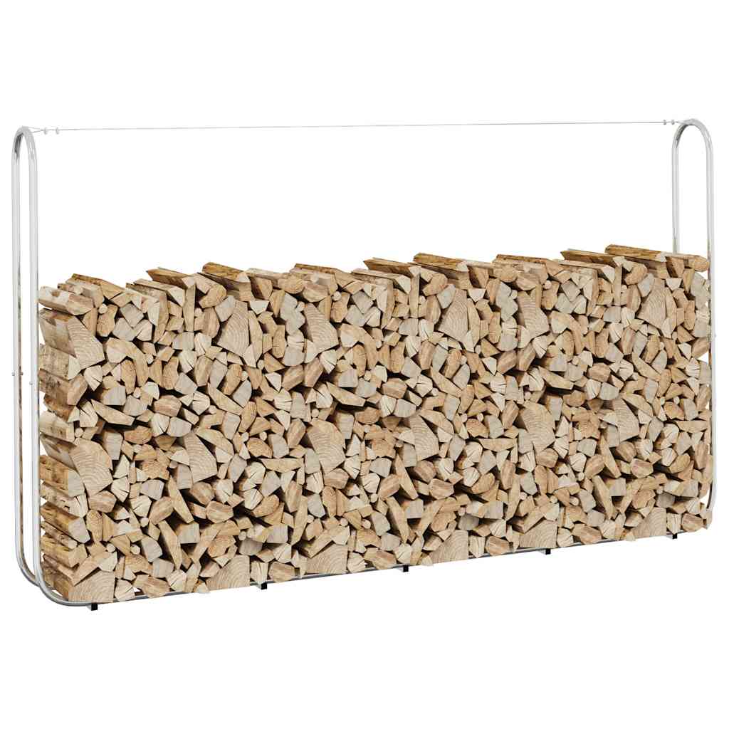 Vidaxx support à bois de chauffage 250x25x150 cm en acier galvanisé