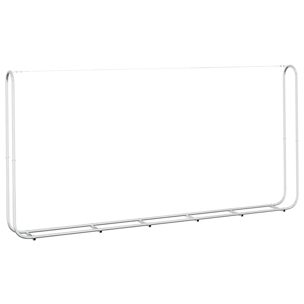 Vidaxx support à bois de chauffage 300x25x150 cm en acier galvanisé