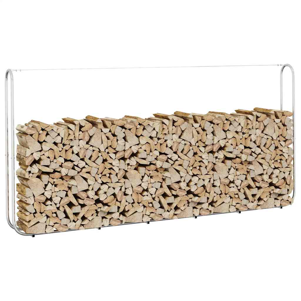 Vidaxx support à bois de chauffage 300x25x150 cm en acier galvanisé