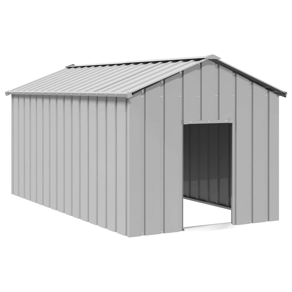 Niche Vidaxxl avec toit 114x202x101 cm en acier galvanisé