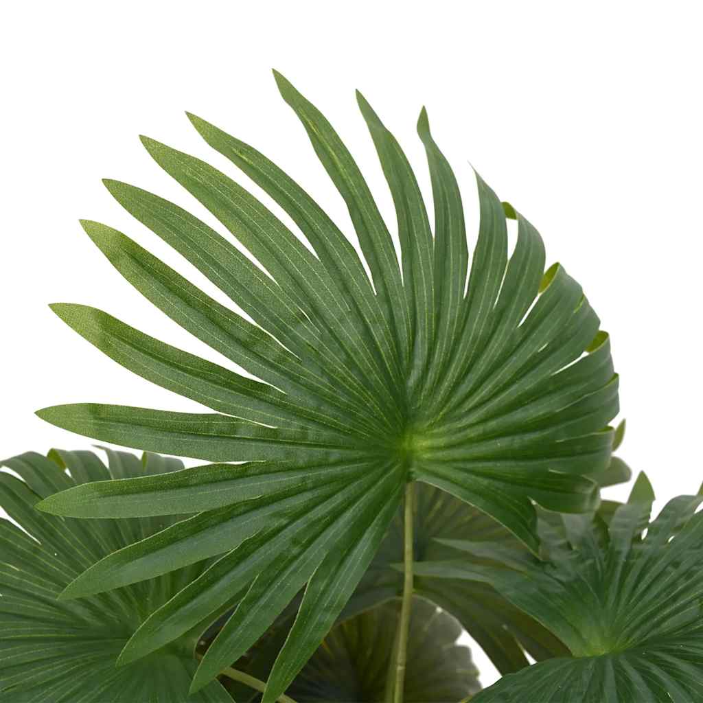 Vidaxl kunstpalmplant 9 bladeren 65 cm groen