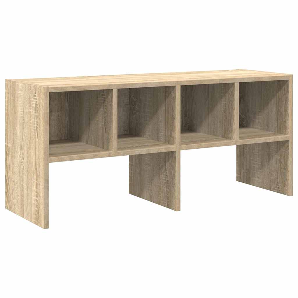 VidaXL étagère à chaussures empilable 89,5x30x40 cm couleur chêne sonoma
