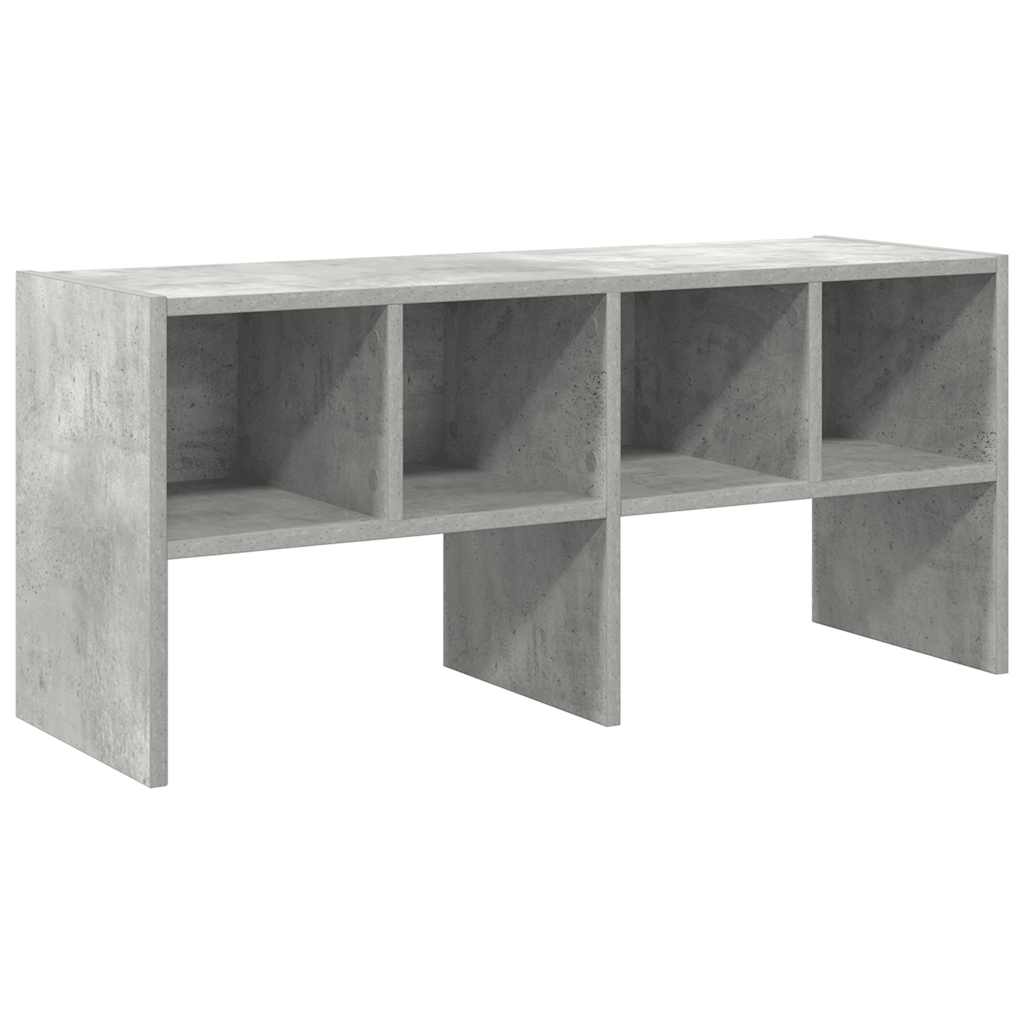 Vidaxx étagère à chaussures empilable 89,5x30x40 cm gris béton
