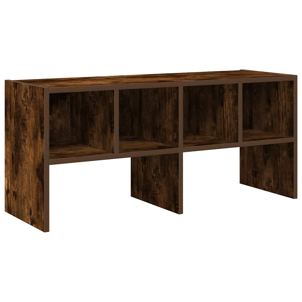 VidaXL étagère à chaussures empilable 89,5x30x40 cm chêne fumé