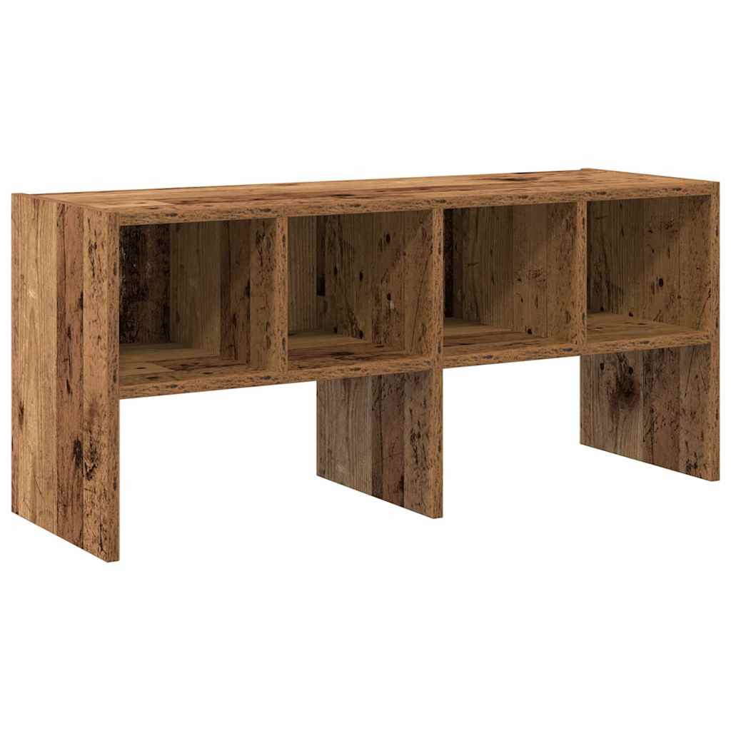 VidaXL étagère à chaussures empilable 89,5x30x40 cm couleur bois ancien