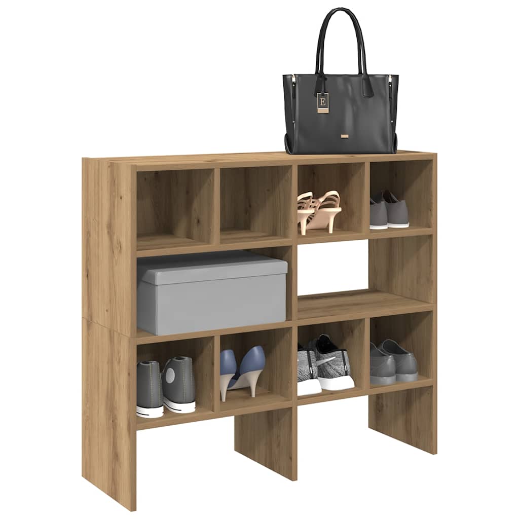 Vidaxx étagère à chaussures 2 pcs empilable 89,5x30x40 cm chêne artisanal