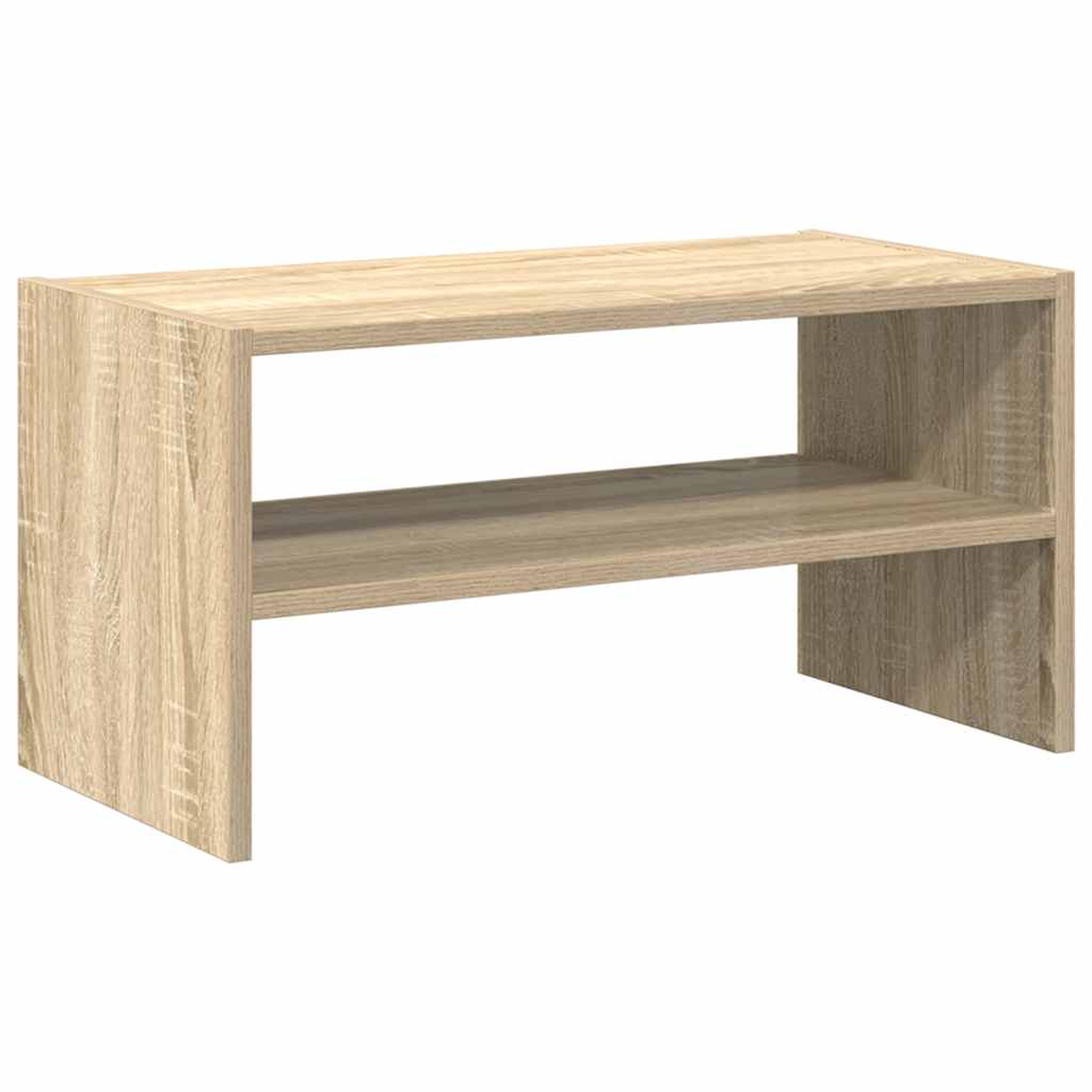 VidaXL étagère à chaussures empilable 60x30x30,5 cm couleur chêne sonoma