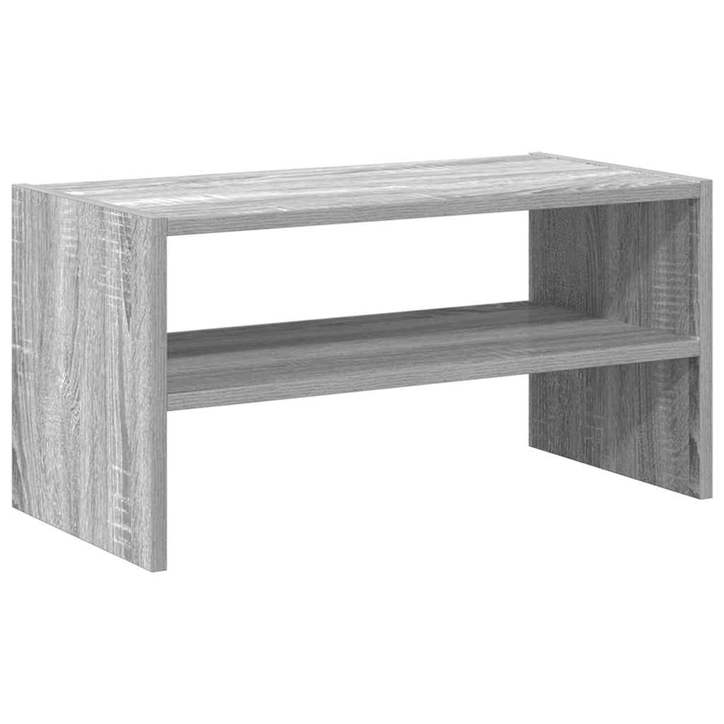 VidaXL étagère à chaussures empilable 60x30x30,5 cm chêne sonoma gris