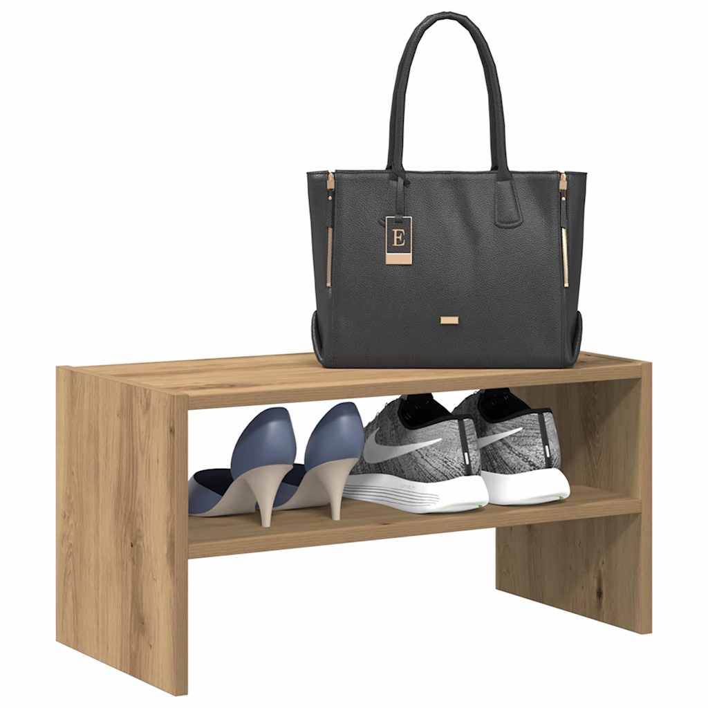 VidaXL étagère à chaussures empilable 60x30x30,5 cm couleur chêne artisanal