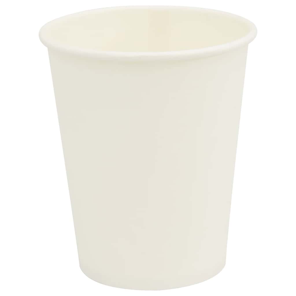 VidaXL tasses à café en papier 1000 pcs 8oz 200 ml blanc