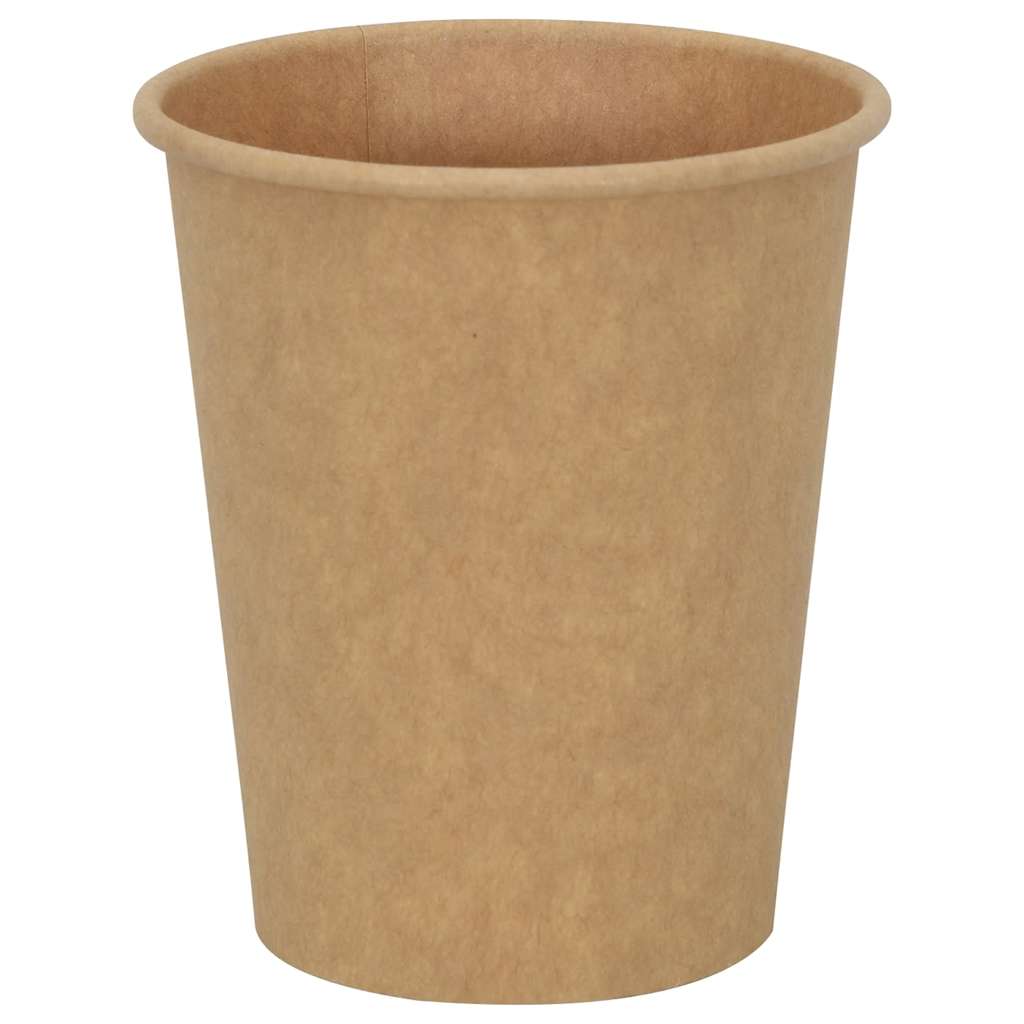 VidaXL tasses à café en papier 1000 pcs 8oz 200 ml marron