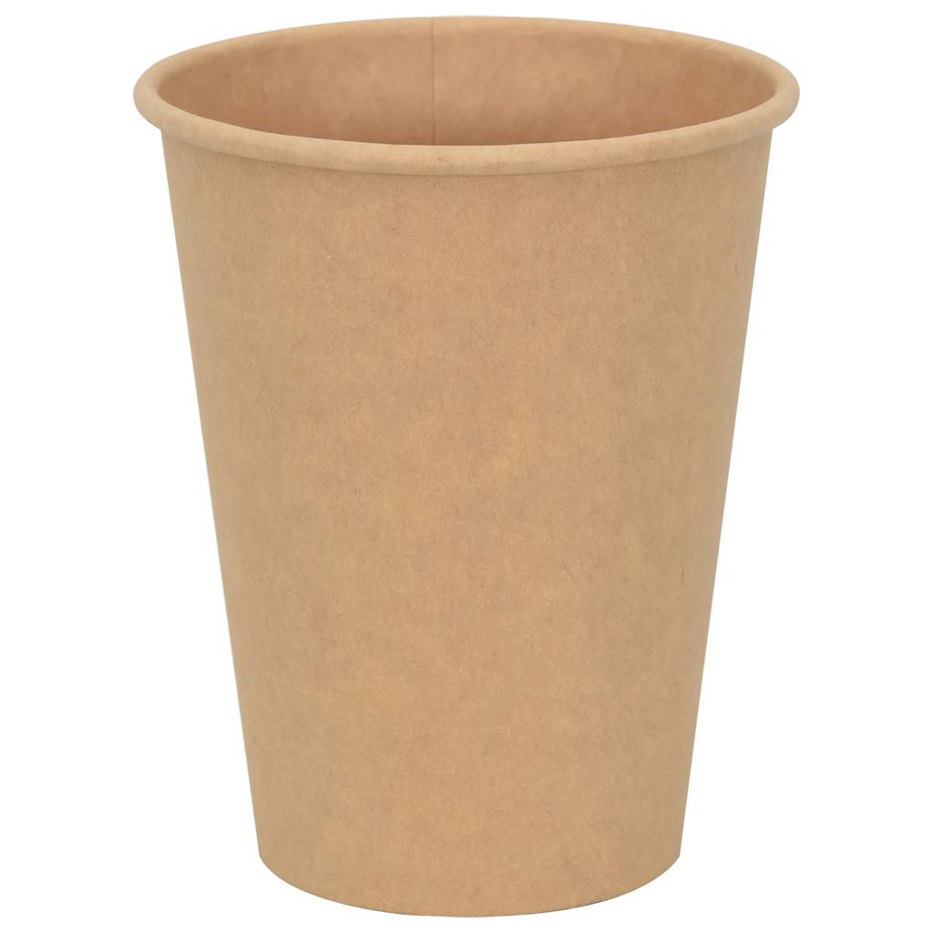 VidaXL tasses à café en papier 1000 pcs 12oz 300 ml marron