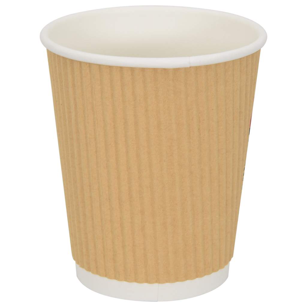 VidaXL tasses à café en papier 500 pcs 8oz 200 ml marron