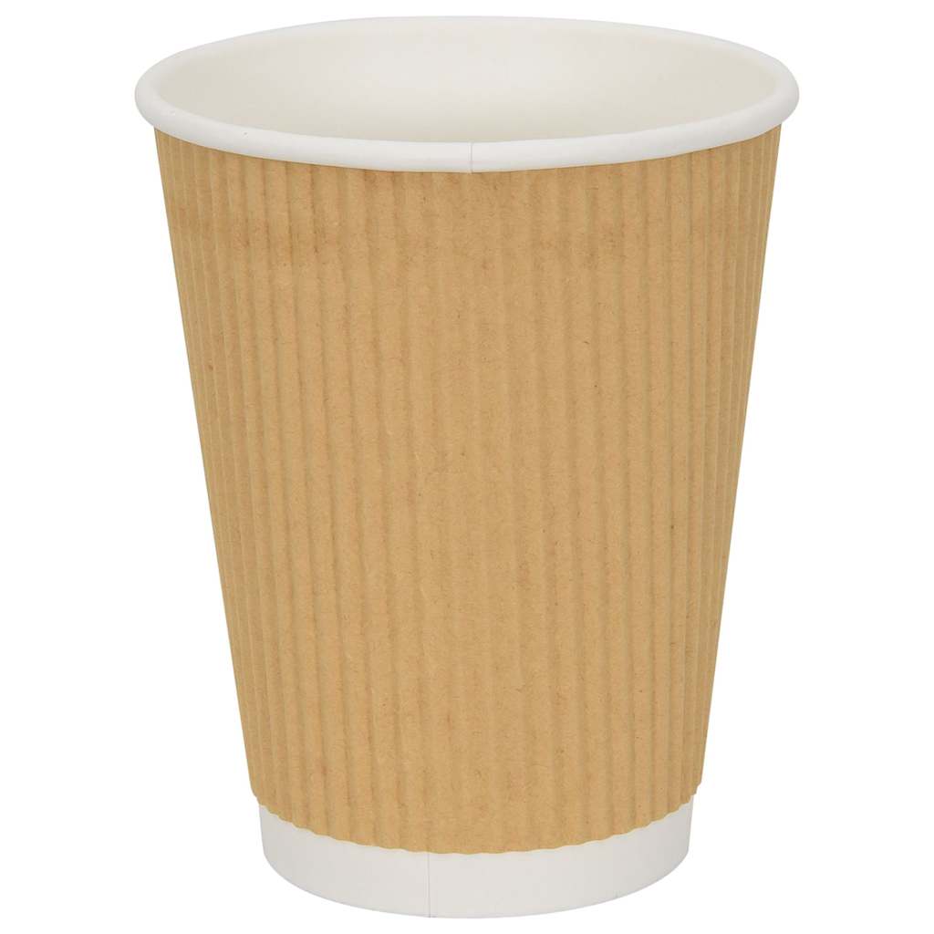 VidaXL tasses à café en papier 500 pcs 12oz 300 ml marron