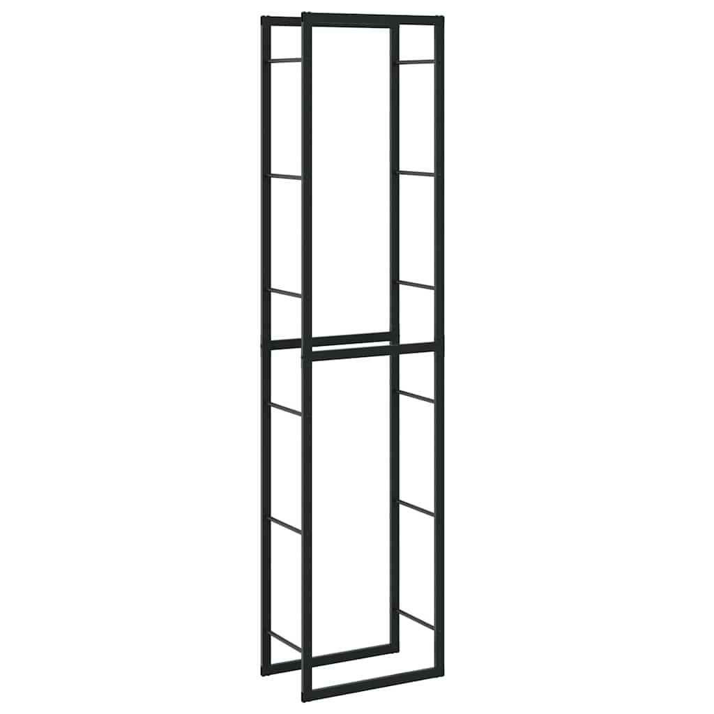 Vidaxx support à bois de chauffage 50x30x209 cm acier noir