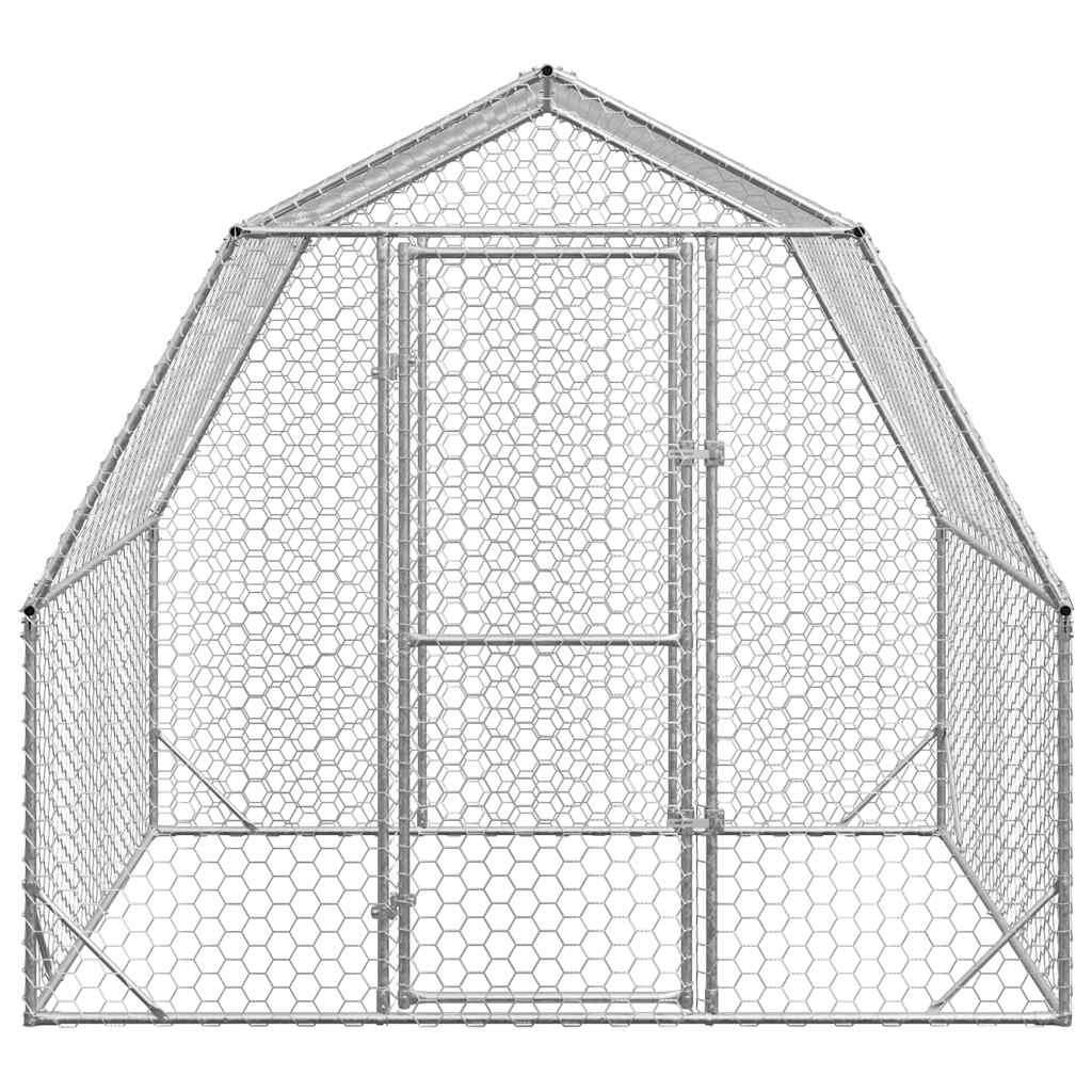 Poulailler Vidaxx 2,5x2x2,25 m en acier galvanisé