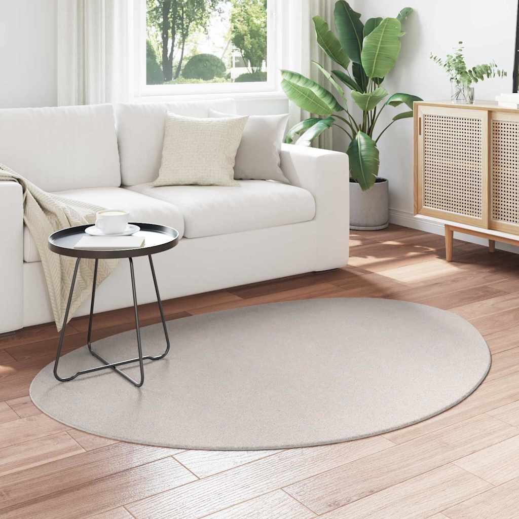 Vidaxl vloerkleden huarte zand 120 x 170 cm polyester