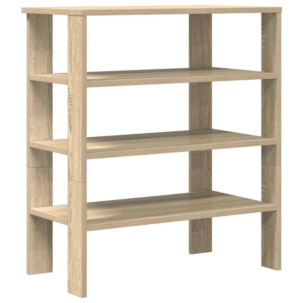 Vidaxx étagère à chaussures 61x32x70 cm bois fini couleur chêne sonoma