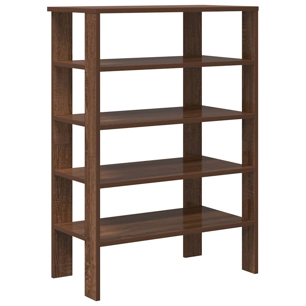 Vidaxx étagère à chaussures 61x32x87,5 cm bois fini, chêne brun