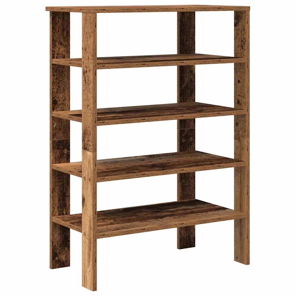 Vidaxx étagère à chaussures 61x32x87,5 cm bois traité, couleur bois ancien
