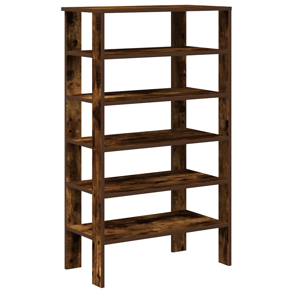 Vidaxx étagère à chaussures 61x32x105 cm bois traité, chêne fumé
