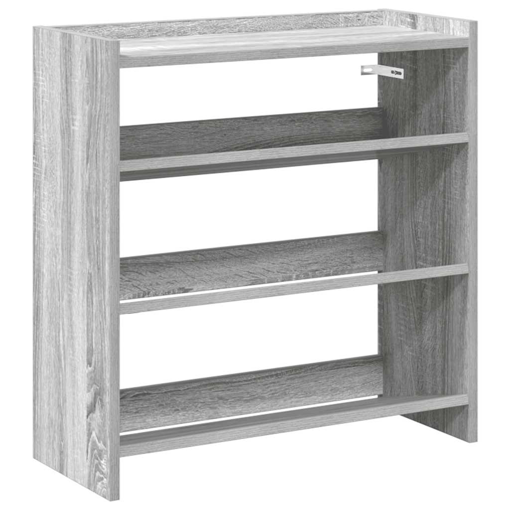 Vidaxx étagère à chaussures 60x25x62 cm bois fini chêne sonoma gris
