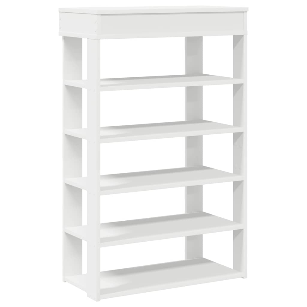 Vidaxx étagère à chaussures 60x30x98 cm bois fini blanc