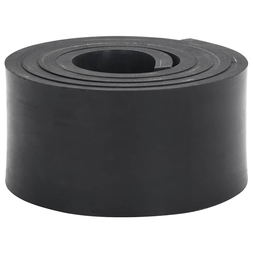 Vidaxxl bord en caoutchouc pour chasse-neige 150x8x1 cm noir