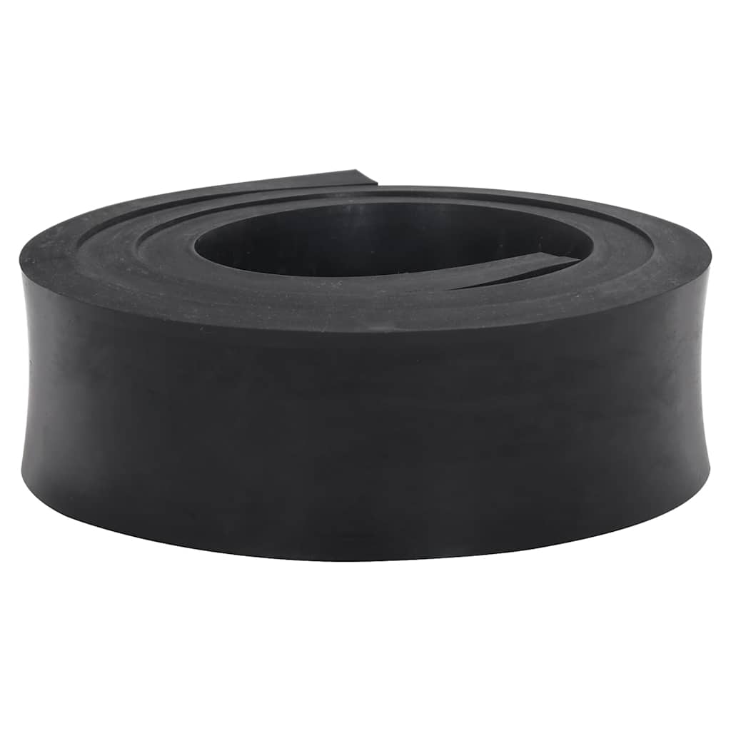 Vidaxxl bord en caoutchouc pour chasse-neige 180x8x2 cm noir