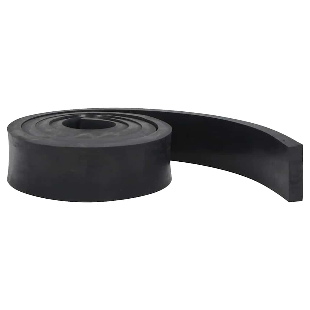Vidaxxl bord en caoutchouc pour chasse-neige 300x8x2 cm noir