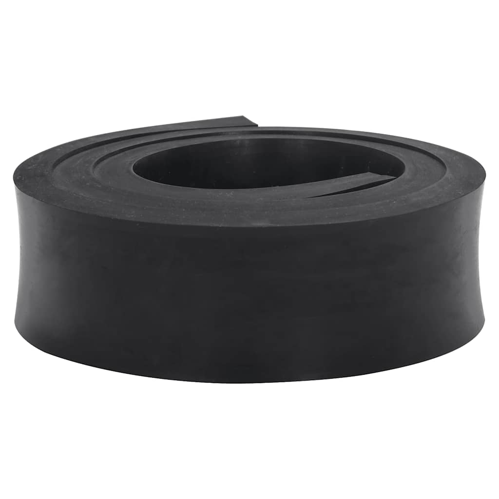 Vidaxxl bord en caoutchouc pour chasse-neige 180x10x2 cm noir