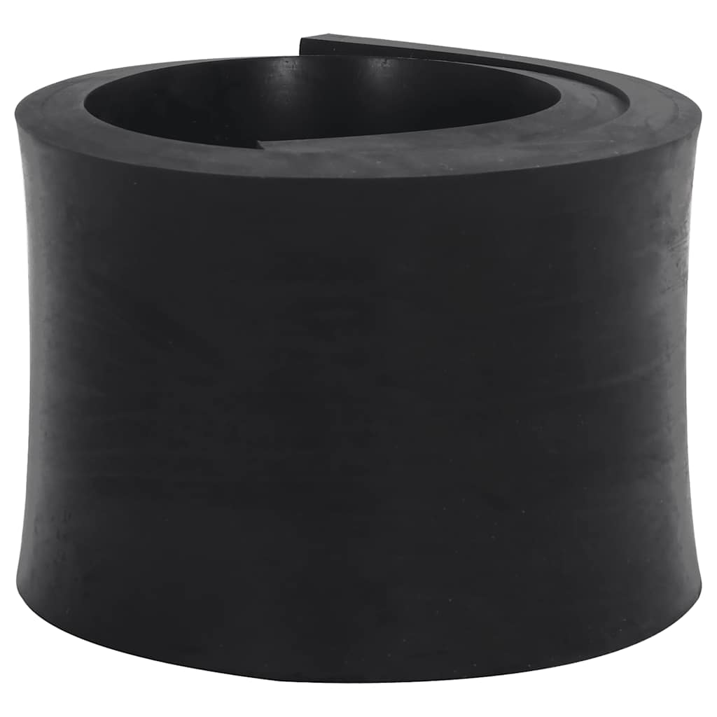 Vidaxxl bord en caoutchouc pour chasse-neige 100x15x2 cm noir