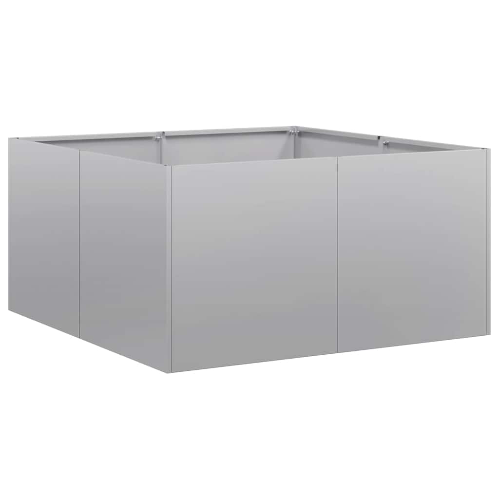 Vidaxl plantenbak 80x80x40 cm gegalvaniseerd staal