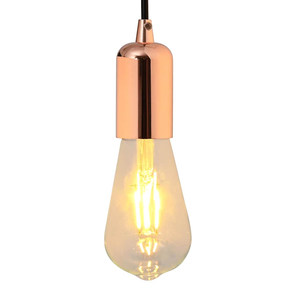 Vidaxl lamphouders 2 st roségoud e27
