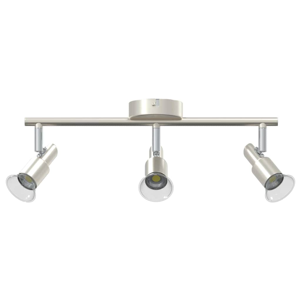 Vidaxl plafondspot met schijnwerpers nikkel 39 x 10,5 x 10,5 cm staal