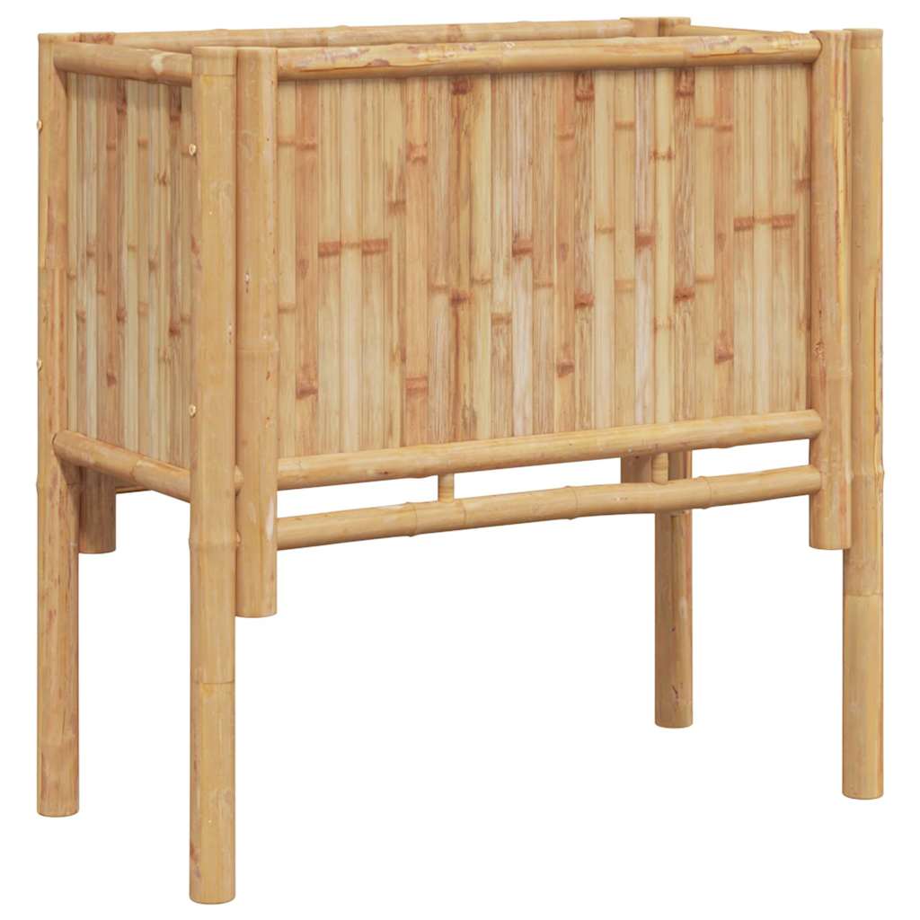 Vidaxl verhoogd bed bruin 70 x 35 x 70 cm bamboe