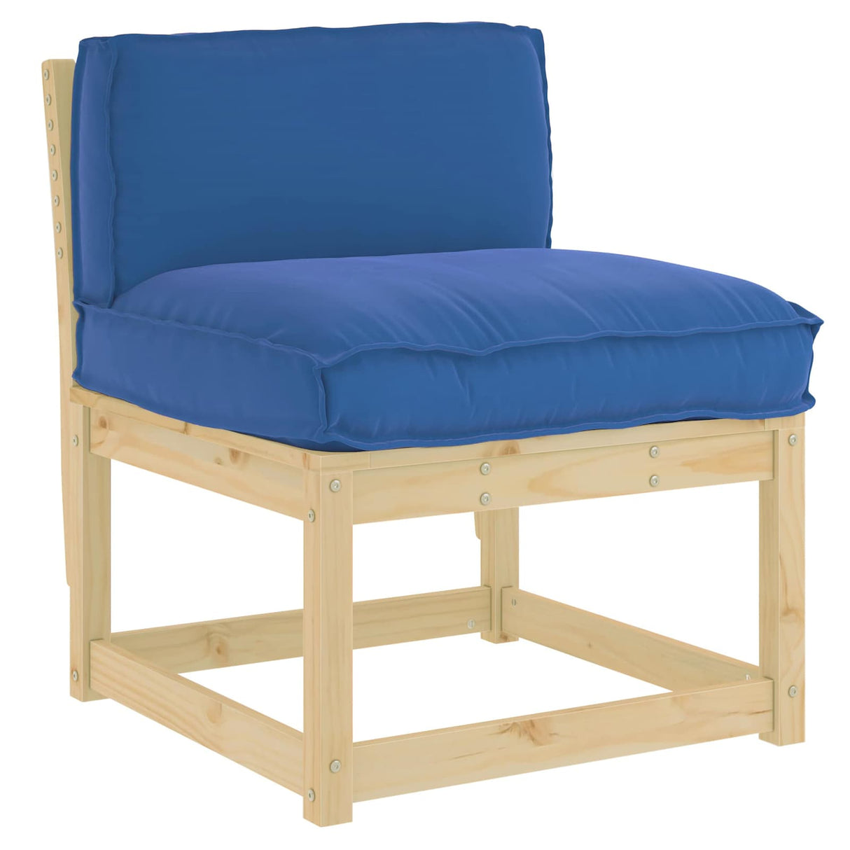 Vidaxl kussen koninklijk blauw 70 x 40 x 12 cm oxford stof