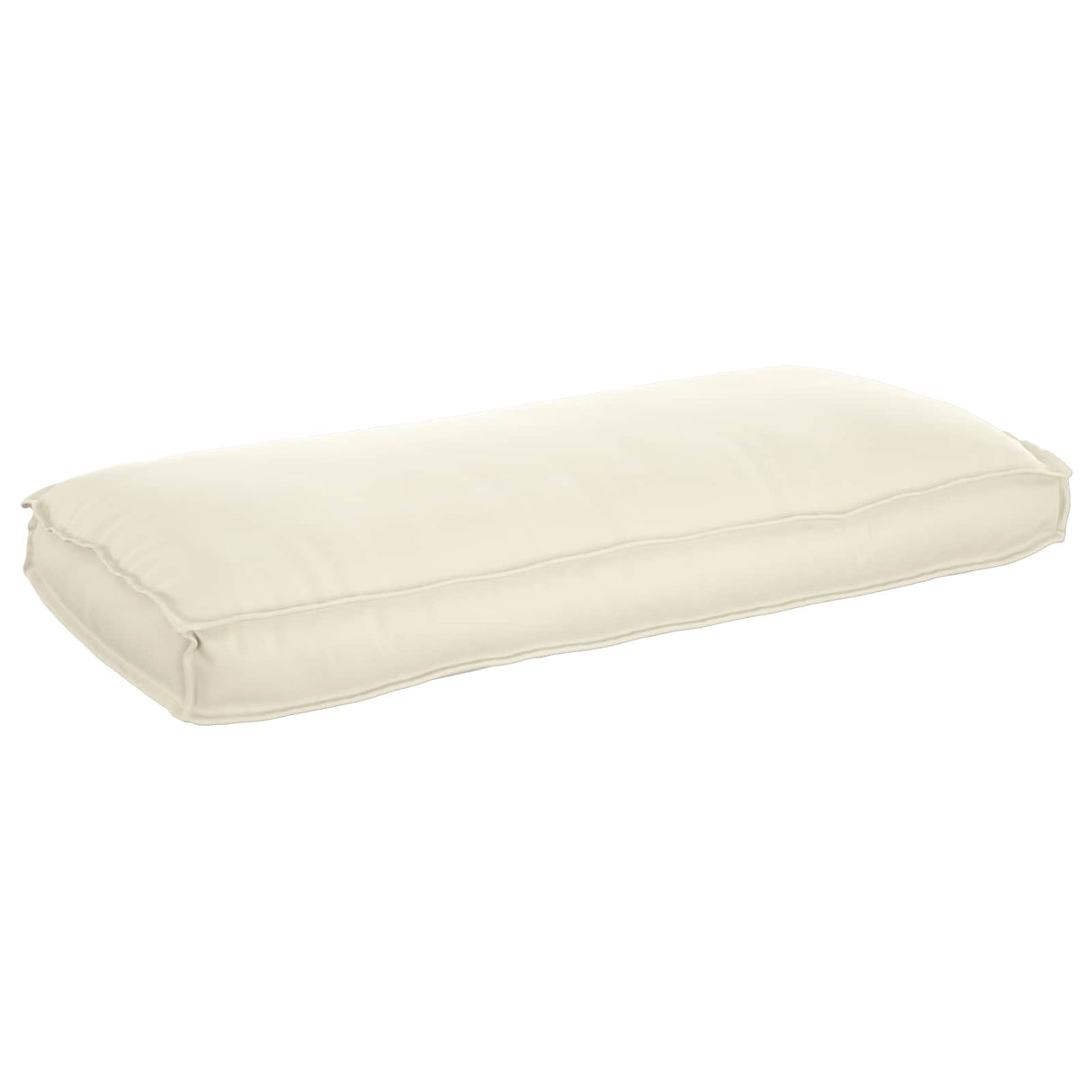 Vidaxl kussen crème 120 x 50 x 12 cm oxford stof