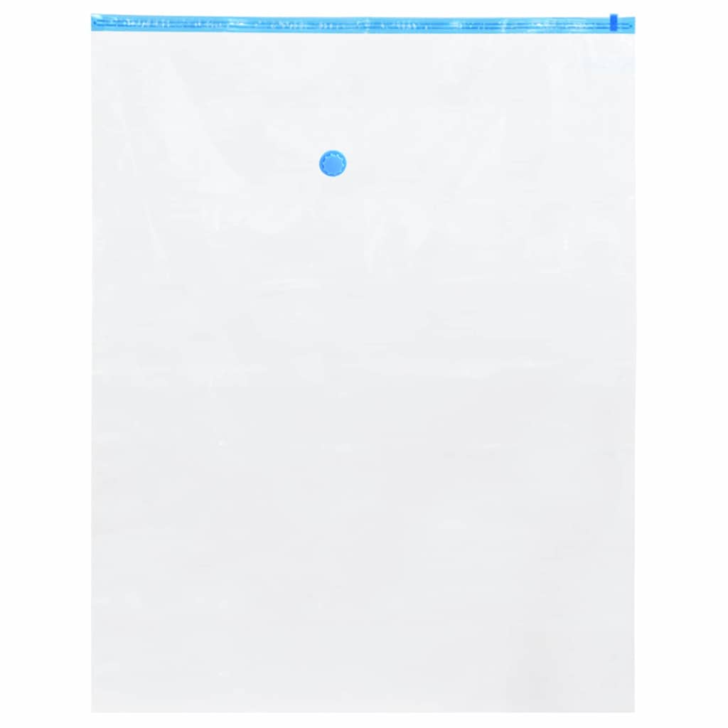 Vidaxl opslagzakken met opslag 20 pcs transparant en blauw 100 x 80 cm